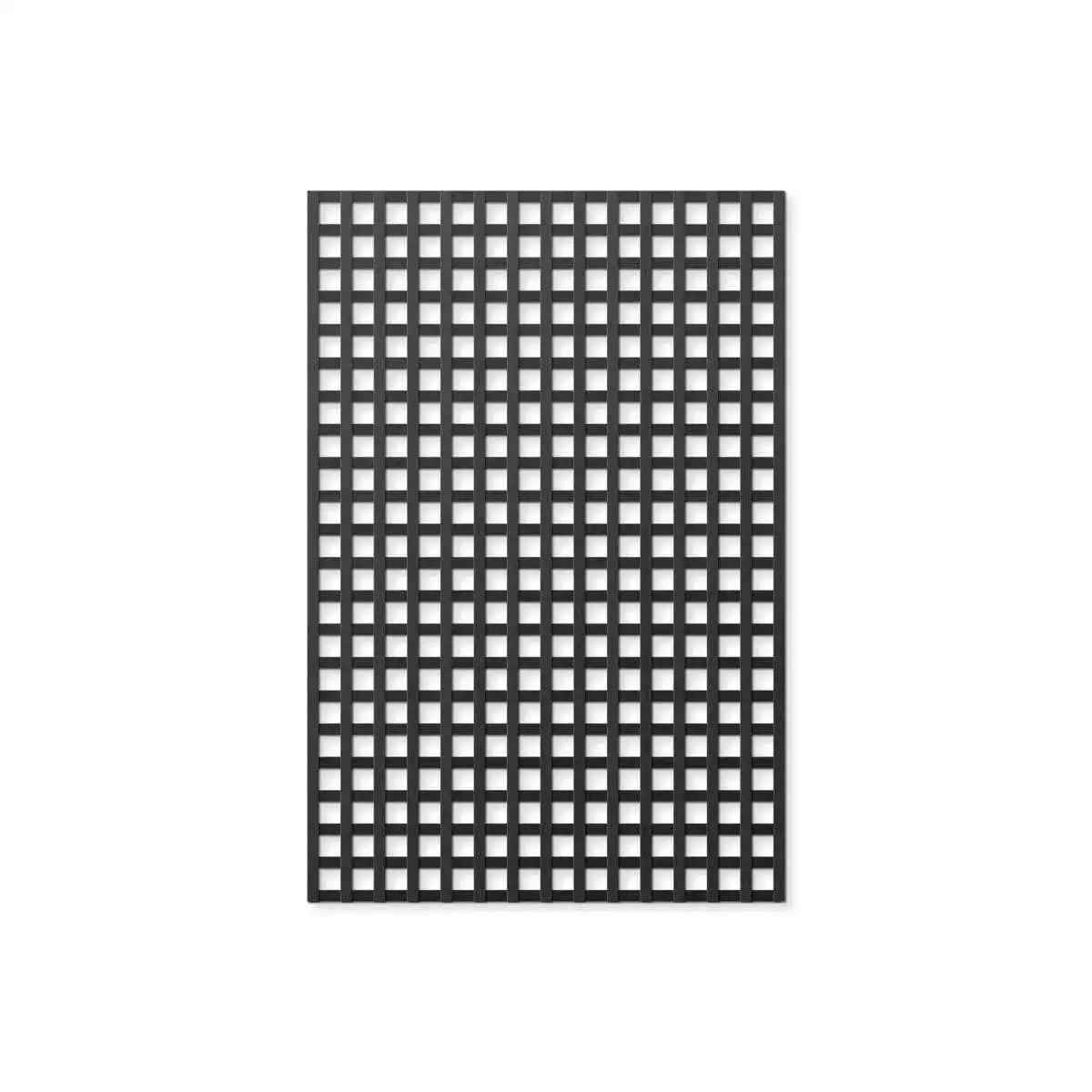 Treillage en bois maille carrée 47mm 1.00m x 1.50m NOIR  Treillage en bois maille carrée 47mm 1.00m x 1.50m NOIR